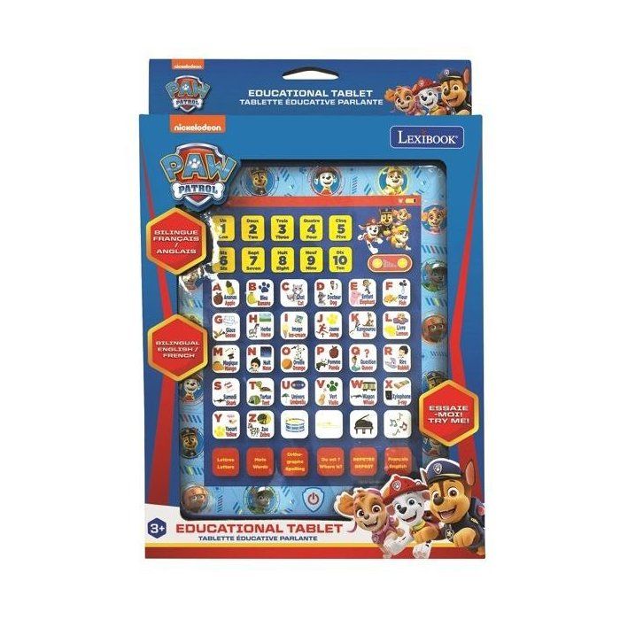 Paw Patrol bilingual educational tablet (EN / FR)