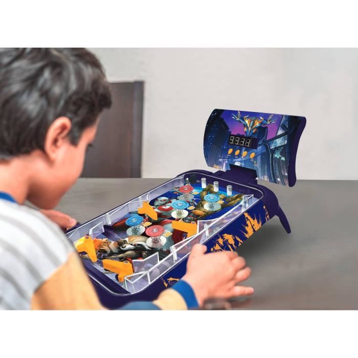 Guardians of the Galaxy Electronic Pinball Machine with Light and Sound Effects (English)