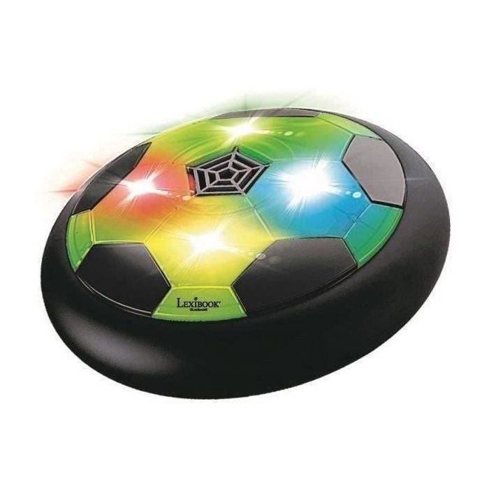 AeroFoot - Luminous foam hovercraft football disc with 2 goal cages, 1 ball and a pump, rechargeable