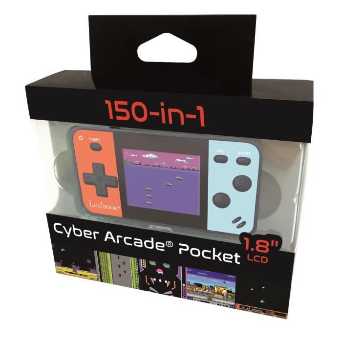 LEXIBOOK Mini Cyber Arcade portable console - 1.8 '' screen - 150 games