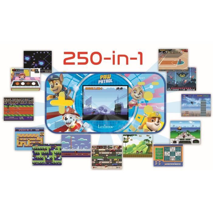 PAT 'PATROUILLE LEXIBOOK Compact Cyber Arcade Kid's Portable Game Console - 150 Games