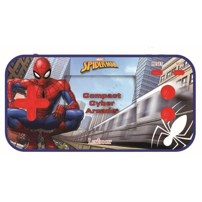 SPIDER-MAN Compact Cyber Arcade Kids Portable Game Console LEXIBOOK - 150 Games