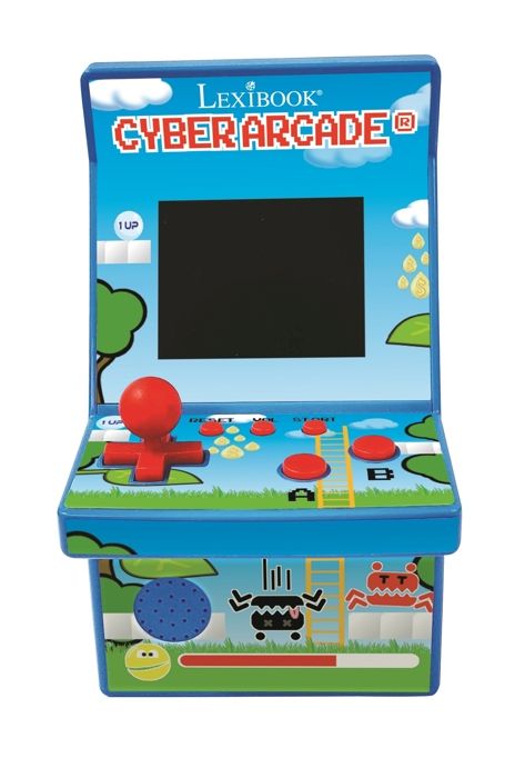 LEXIBOOK - Cyber Arcade Console, 200 Games, LCD Color Screen 2.8