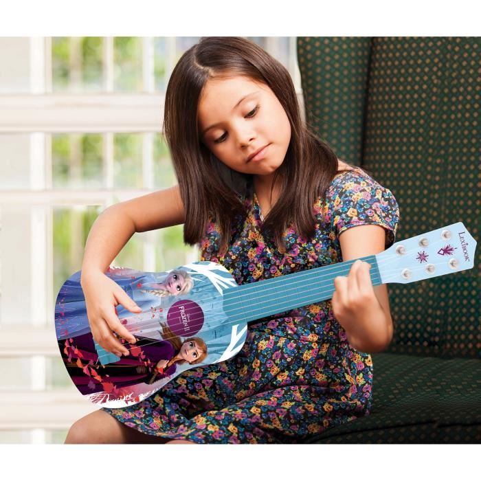 LEXIBOOK - THE QUEEN OF SNOW - Acoustic Guitar Child - Height 53 cm