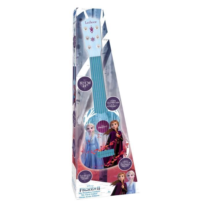 LEXIBOOK - THE QUEEN OF SNOW - Acoustic Guitar Child - Height 53 cm