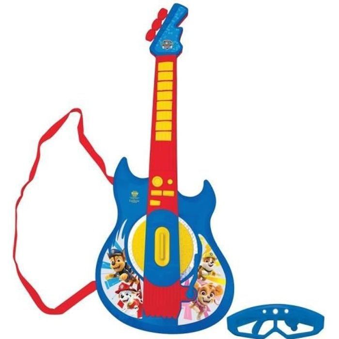 PAT PATROUILLE - Illuminated Electronic Guitar 59cm - Glasses and Microphone