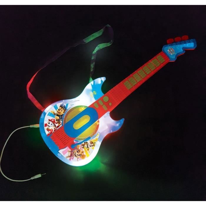 PAT PATROUILLE - Illuminated Electronic Guitar 59cm - Glasses and Microphone