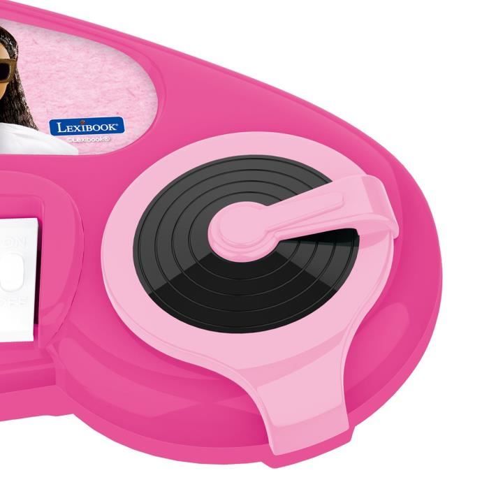 Barbie children's electronic piano with light effects and microphone