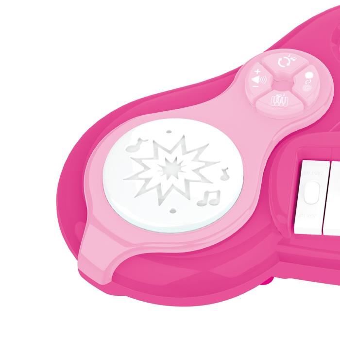 Barbie children's electronic piano with light effects and microphone