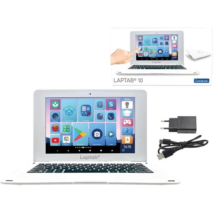 LAPTAB touchscreen laptop for children aged 7 and over - LEXIBOOK brand - 2-year warranty