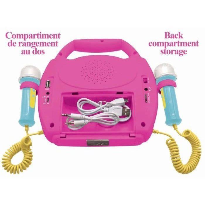 MINNIE MOUSE - Bluetooth Speaker - Light Effects, Microphones and Rechargeable Battery