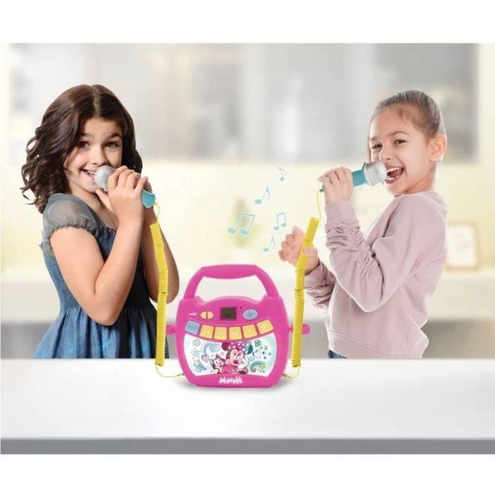 MINNIE MOUSE - Bluetooth Speaker - Light Effects, Microphones and Rechargeable Battery