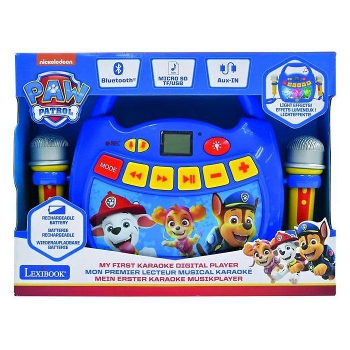 LA PAT 'PATROUILLE - Bluetooth speaker - Light Effects, Microphones and Rechargeable Battery