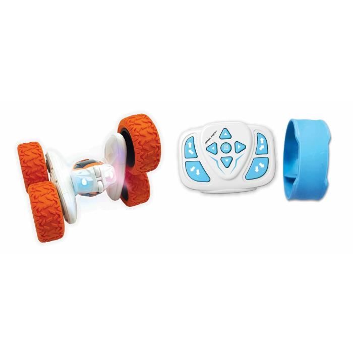 CROSSLANDER Programmable and rechargeable light off-road remote control car with wrist control - LEXIBOOK