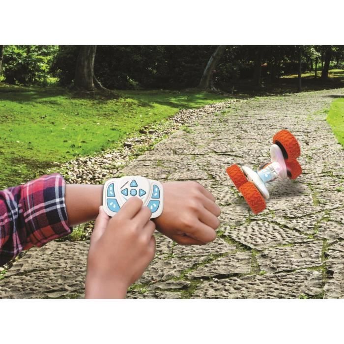 CROSSLANDER Programmable and rechargeable light off-road remote control car with wrist control - LEXIBOOK