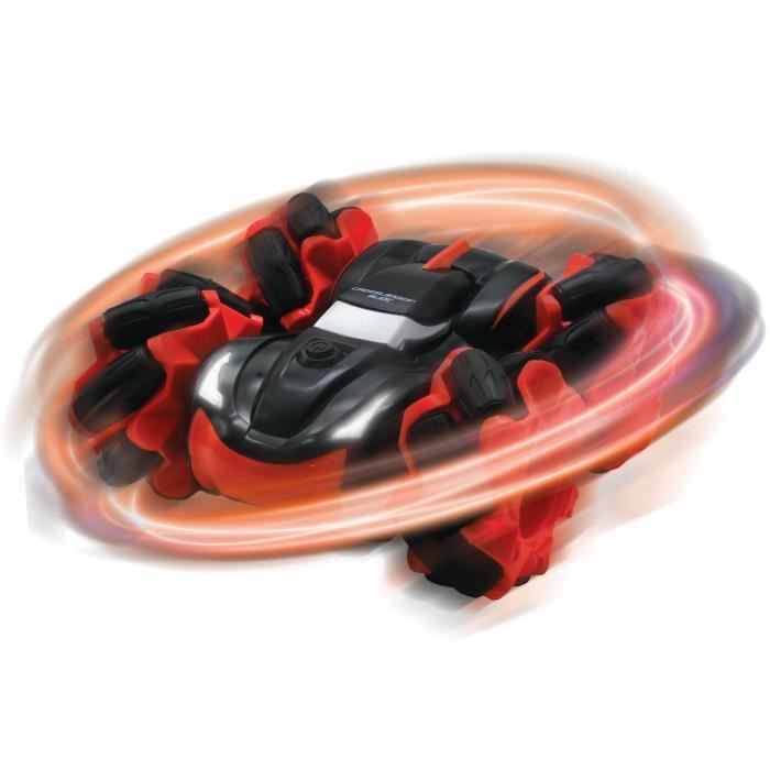 LEXIBOOK - CROSSLANDER SLIDE - Off-road remote control car with double-sided 360° rotation and light effect