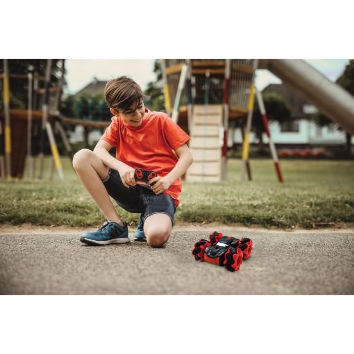 LEXIBOOK - CROSSLANDER SLIDE - Off-road remote control car with double-sided 360° rotation and light effect