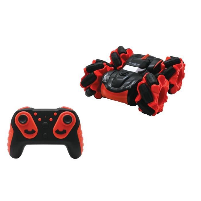 LEXIBOOK - CROSSLANDER SLIDE - Off-road remote control car with double-sided 360° rotation and light effect