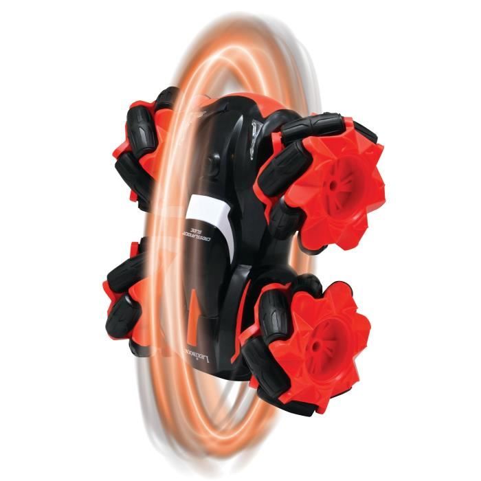 LEXIBOOK - CROSSLANDER SLIDE - Off-road remote control car with double-sided 360° rotation and light effect