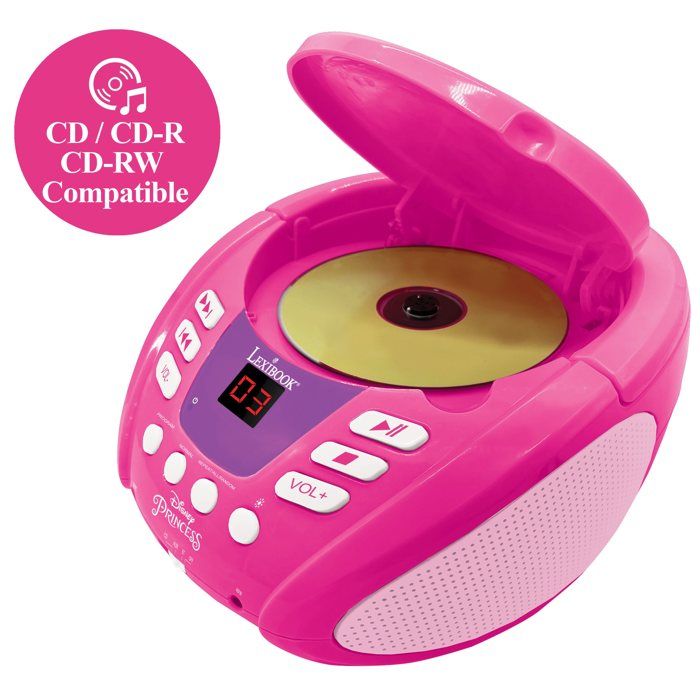 DISNEY PRINCESS - Bluetooth CD player - Light Effects