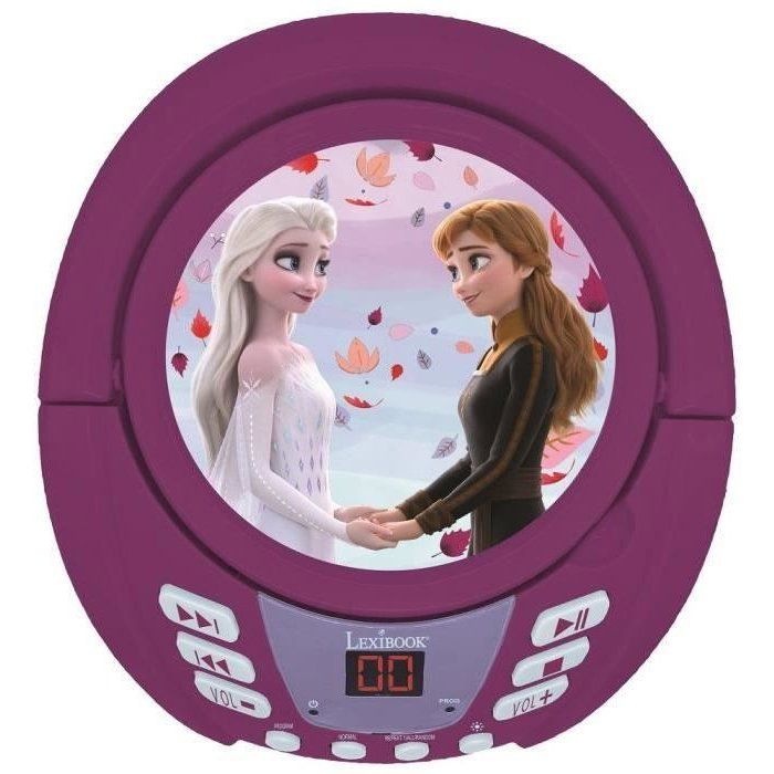 Frozen Bluetooth CD Player with Light Effects