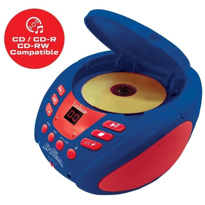 Spider-Man Bluetooth CD Player with Light Effects