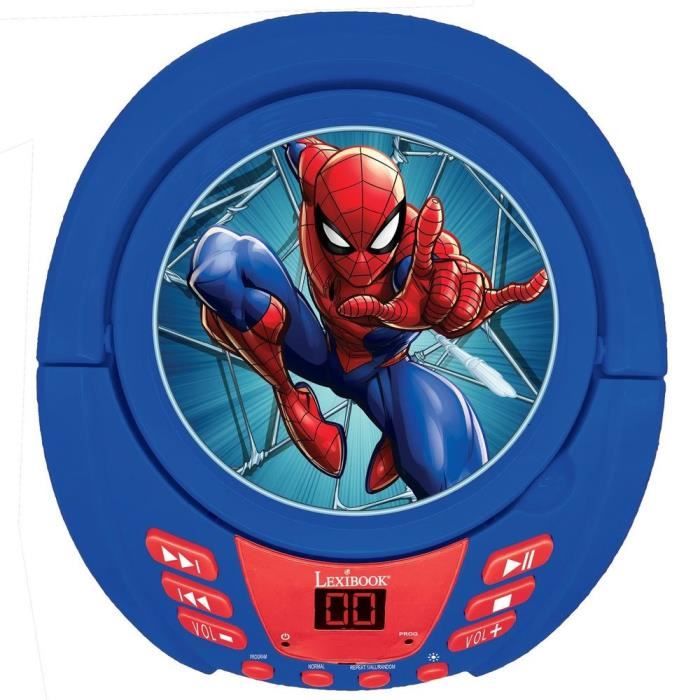 Spider-Man Bluetooth CD Player with Light Effects