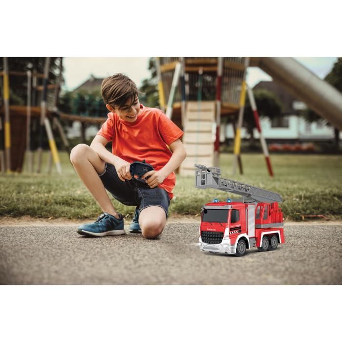 LEXIBOOK - CROSSLANDER PRO - Remote-controlled fire truck with sound and light effects