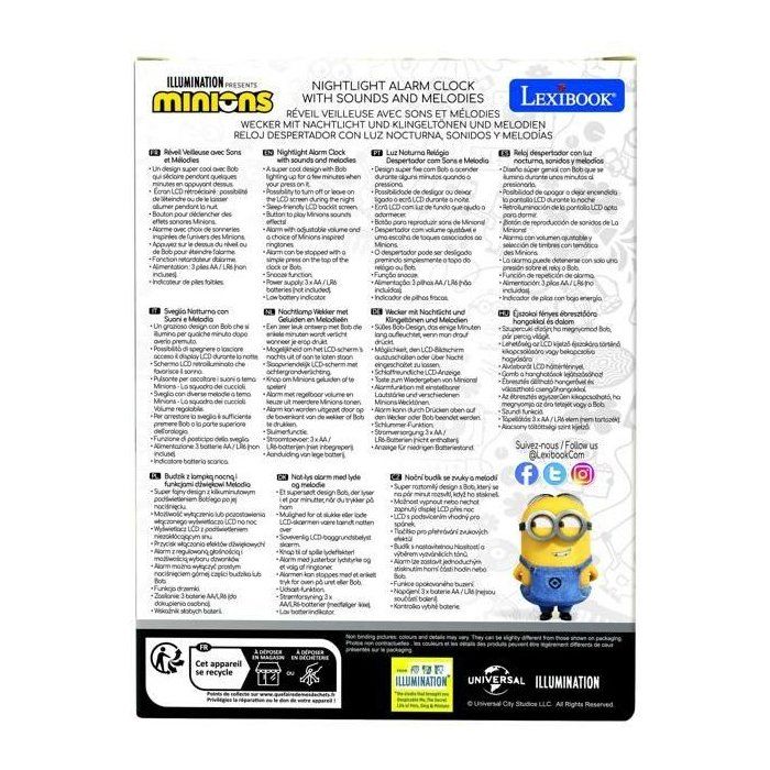 MINIONS Alarm clock with 3D night light and sound effects - LEXIBOOK