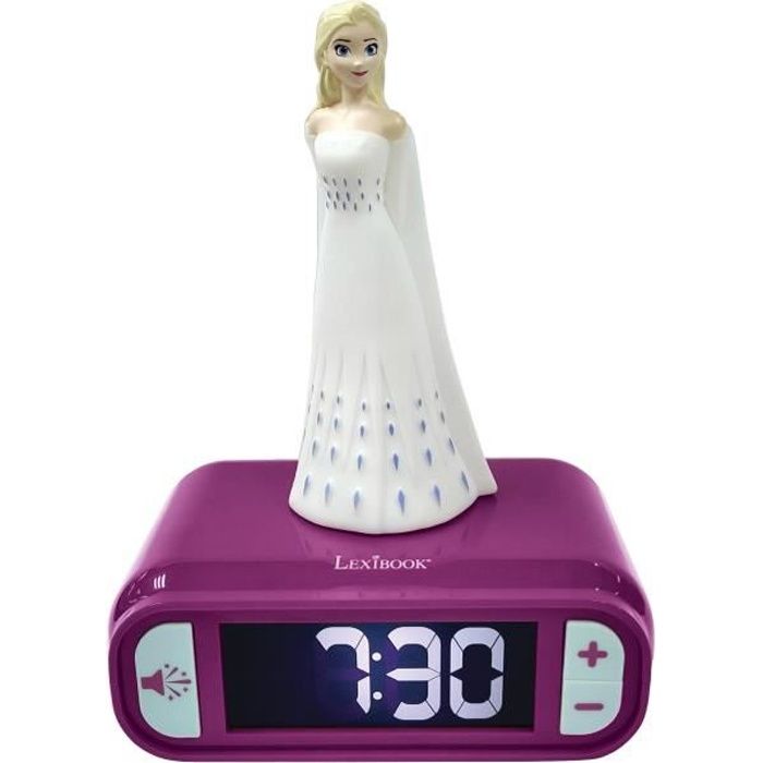 LEXIBOOK - The Snow Queen II - Radio Alarm Clock Nightlight