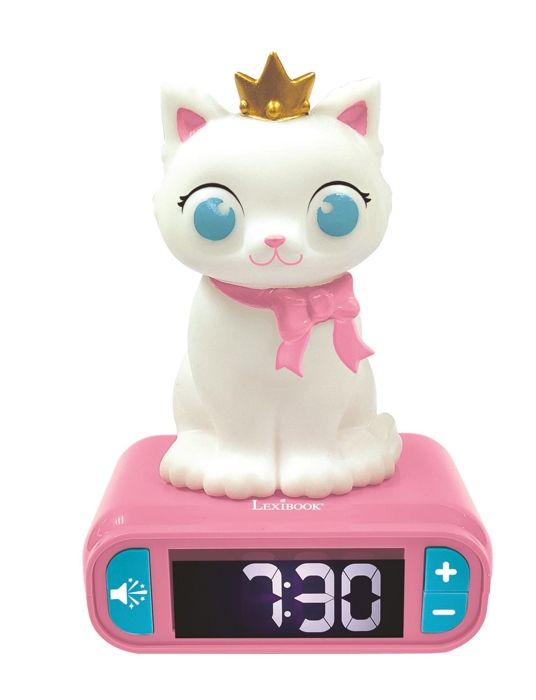 3D Cat Night Light Alarm Clock and sound effects