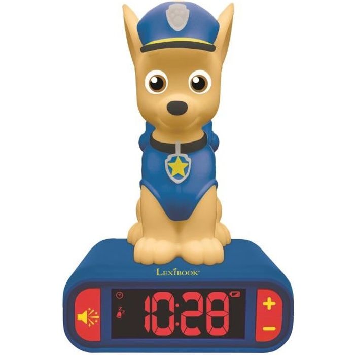 LEXIBOOK - Children's alarm clock with night light La Pat 'Patrouille