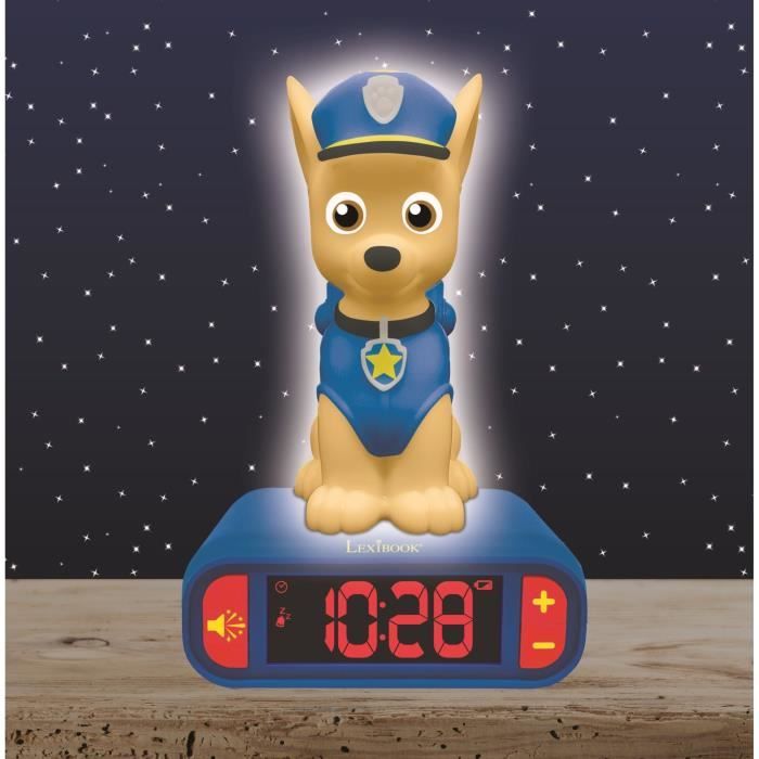 LEXIBOOK - Children's alarm clock with night light La Pat 'Patrouille