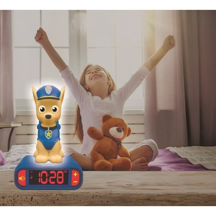 LEXIBOOK - Children's alarm clock with night light La Pat 'Patrouille