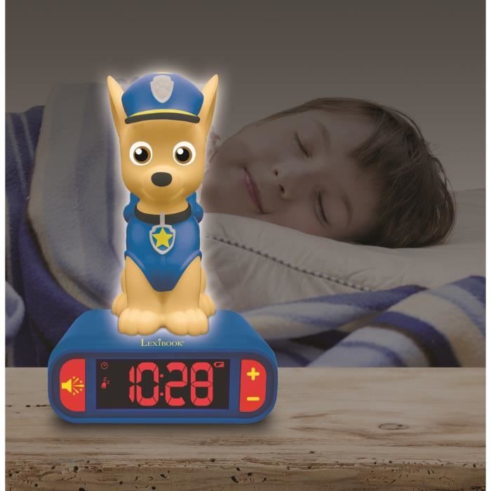 LEXIBOOK - Children's alarm clock with night light La Pat 'Patrouille