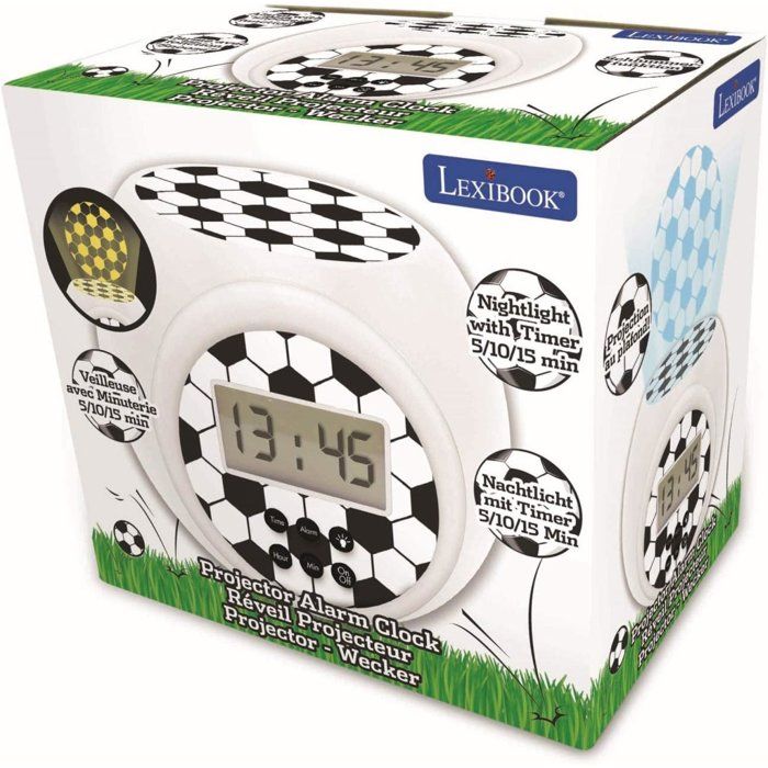 Alarm clock projector Football edition timer function LEXIBOOK