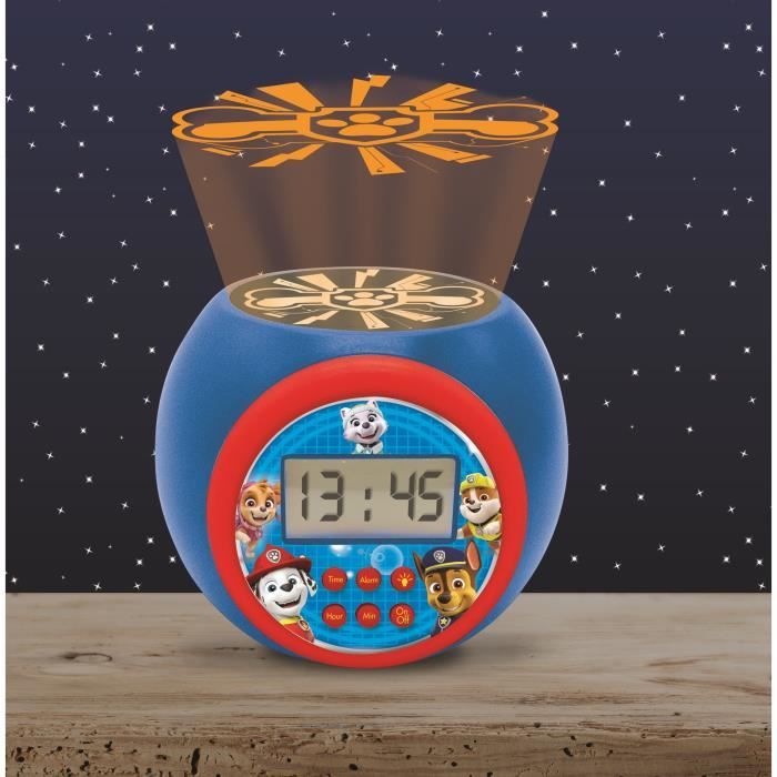 PAT 'PATROL Projector alarm clock timer function LEXIBOOK