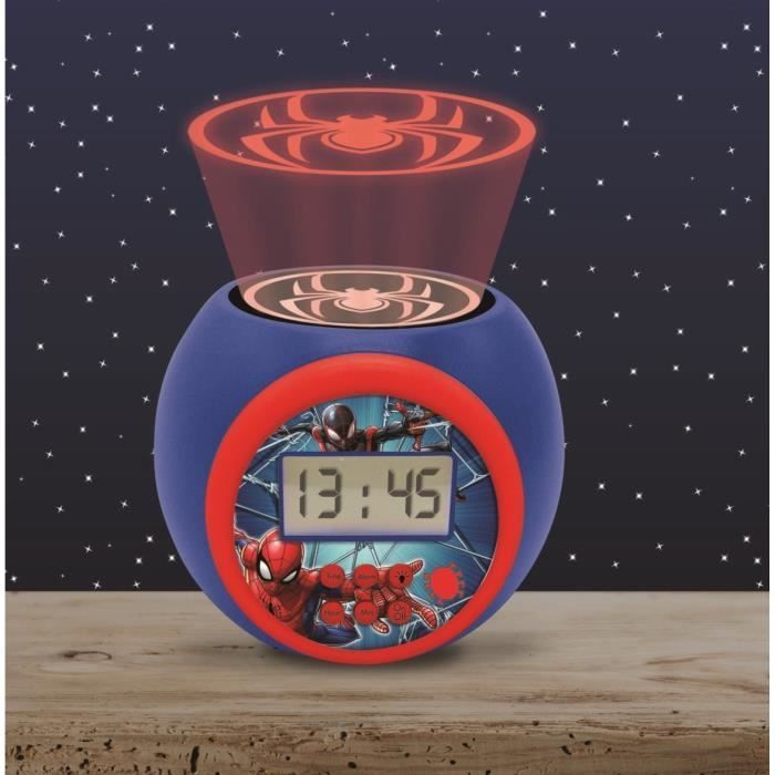 SPIDER-MAN Alarm clock projector timer function LEXIBOOK