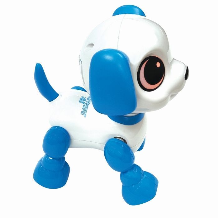 Power Puppy Mini - Robot dog with light and sound effects, hand click control, repeat