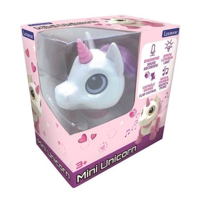 Power Unicorn Mini - Robot unicorn with light and sound effects, hand click control, repeat