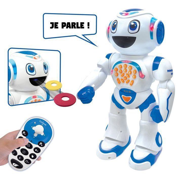 POWERMAN STAR - Interactive Robot for Playing and Learning with gesture control and remote control - LEXIBOOK