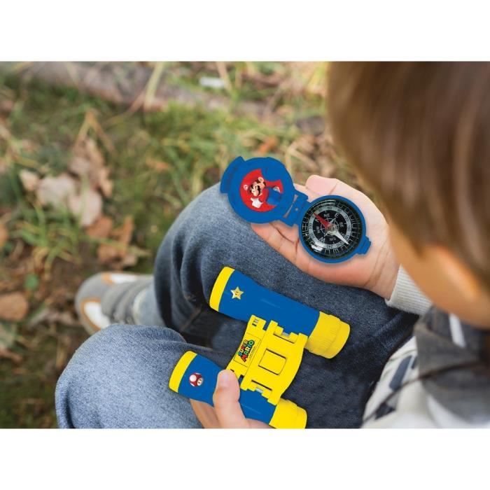 Super Mario - Adventurer's kit - Walkie-Talkie range 120m, binoculars and compass