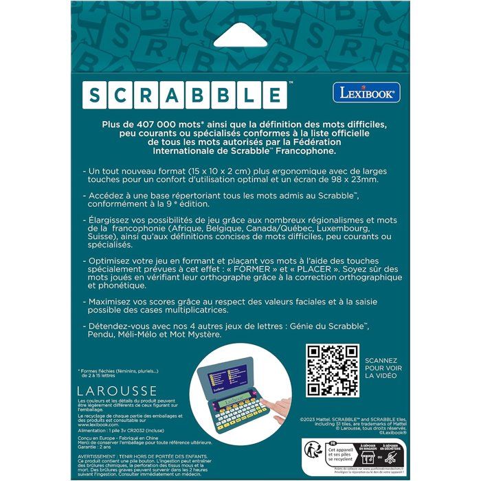 Official electronic Scrabble dictionary  new edition