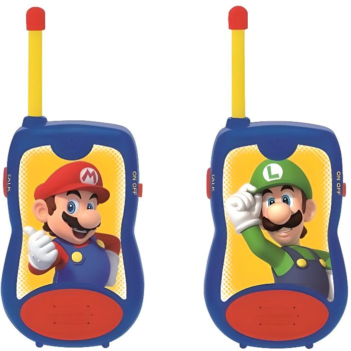 SUPER MARIO Children's walkie-talkie 120 meters of range - LEXIBOOK