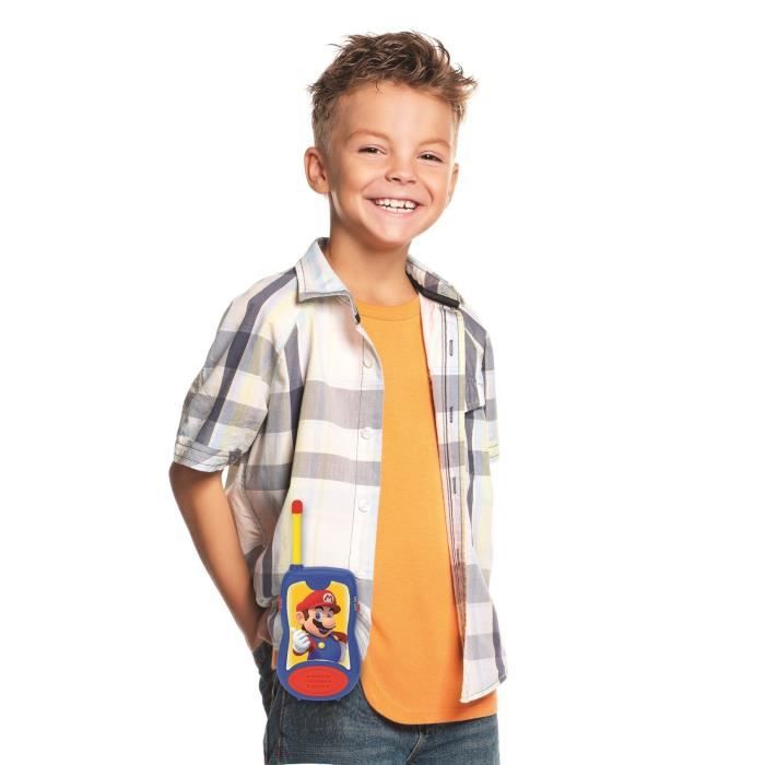 SUPER MARIO Children's walkie-talkie 120 meters of range - LEXIBOOK