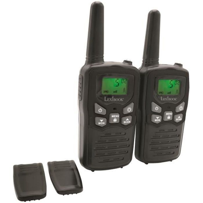 LEXIBOOK Walkie-Talkie black 8 km range
