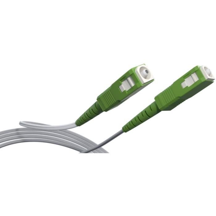 Fiber optic cable for Livebox, SFR box and Bbox 10m00