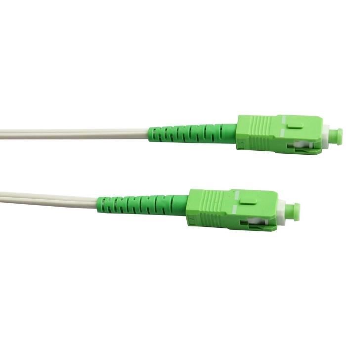 Fiber optic cable for Livebox, SFR box and Bbox 10m00