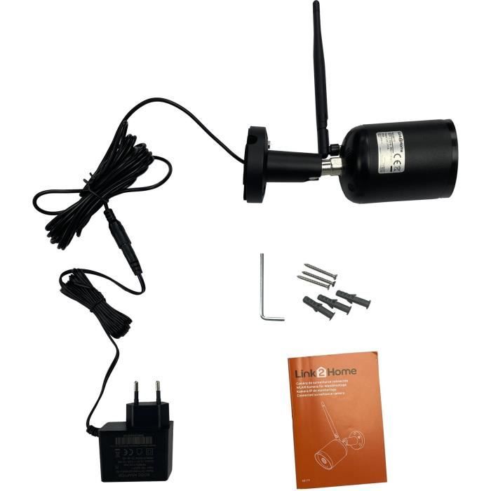 WiFi Camera - LINK2HOME - Indoor/Outdoor - 1080P HD, Night Vision, Motion Detection