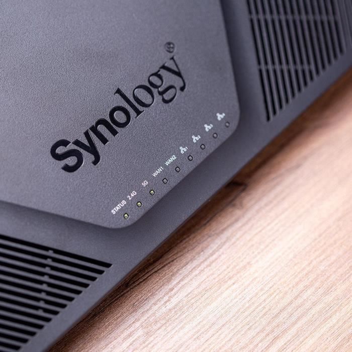 SYNOLOGY RT2600AC-AC 2600 Mbps Dual-Band Wireless WiFi Router - MU-MIMO with 4 LAN Ports and 1 10/100/1000 Mbps WAN Port